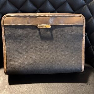 Dunhill Black and Brown Clutch